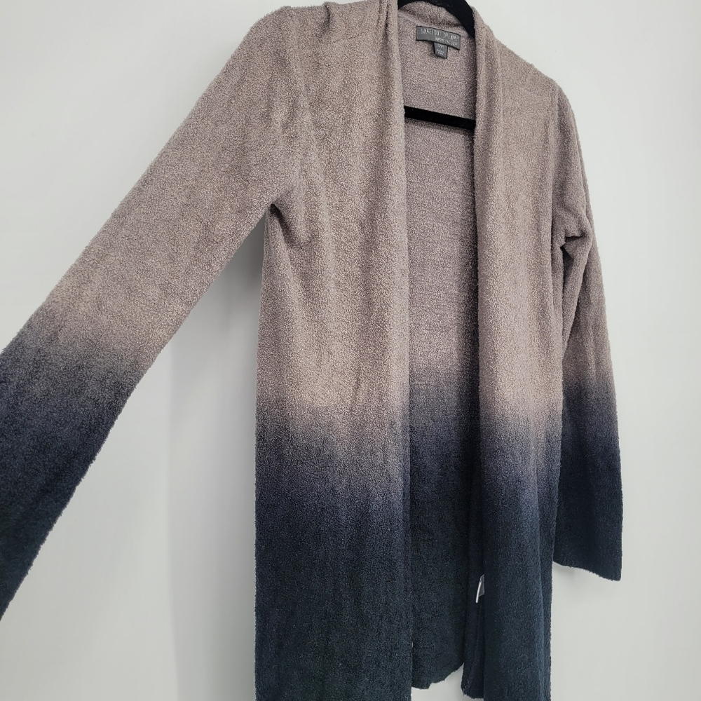 Barefoot Dreams Bamboo Chic Light calypso Cardigan Ombre Sweater Small Medium - Picture 4 of 7